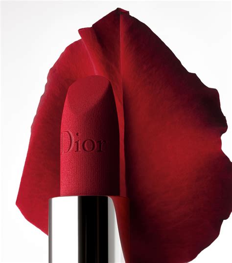 dior velvet finish|christian Dior red lipstick.